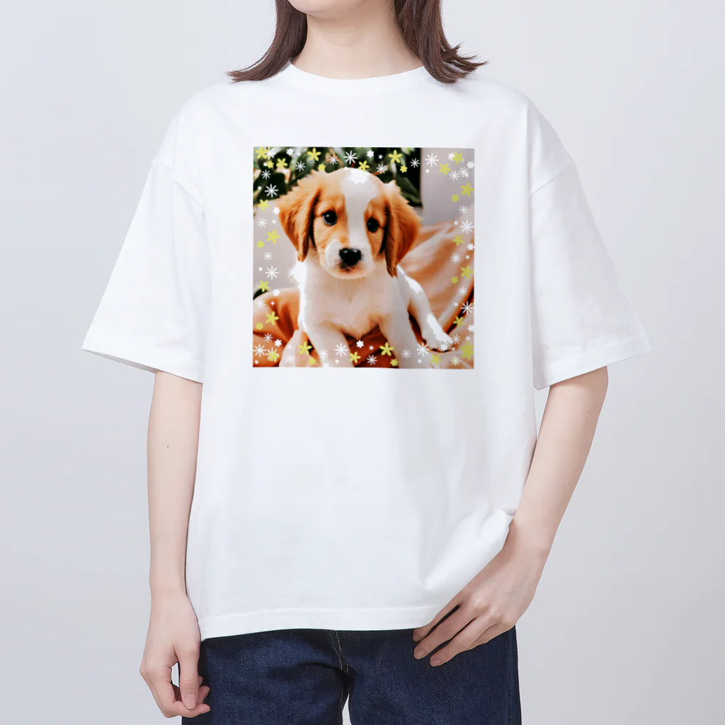 blackcofee12の可愛い子犬2 オーバーサイズTシャツ