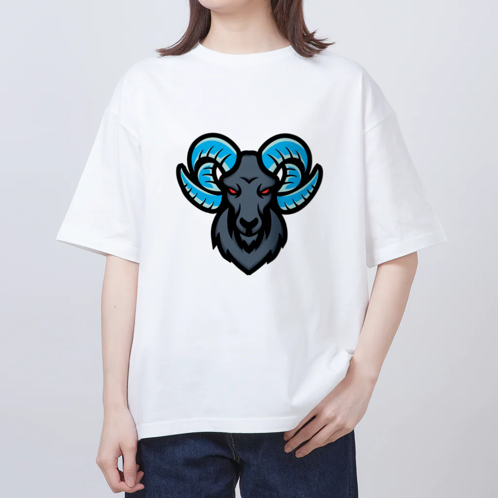 Leo_0318_のGoatPopのグッズ 私が運営しているe-Sportsチーム Oversized T-Shirt