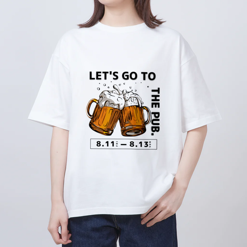 T3 styleのビールを飲もう！ オーバーサイズTシャツ