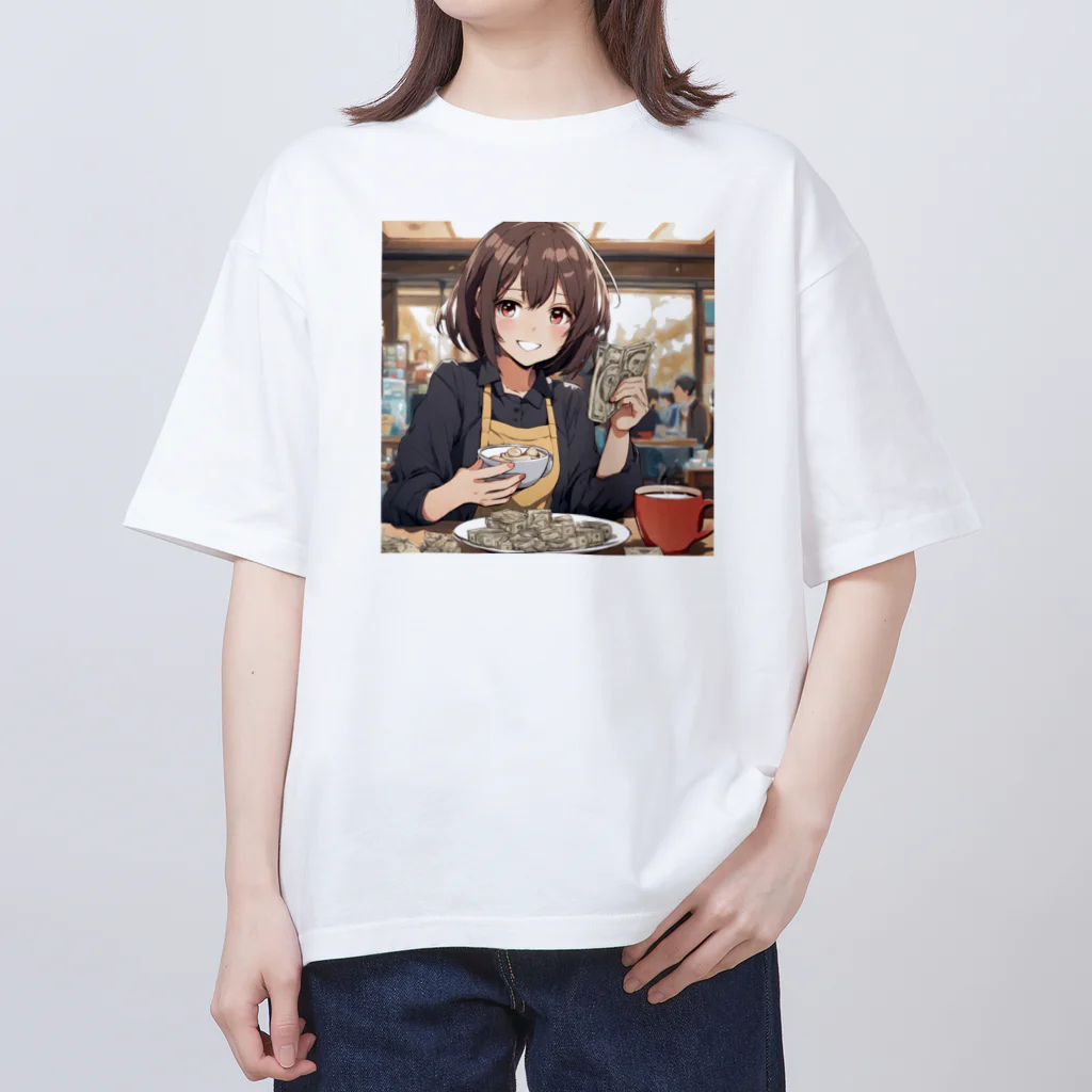 NIJIIRO_CHIHARUの隠れ家ケーキ屋さんの母35歳 オーバーサイズTシャツ