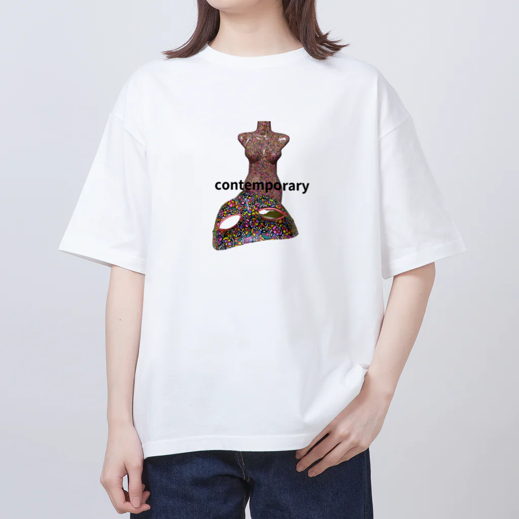 gonchiyanのEyesmask andEyes mannequin オーバーサイズTシャツ