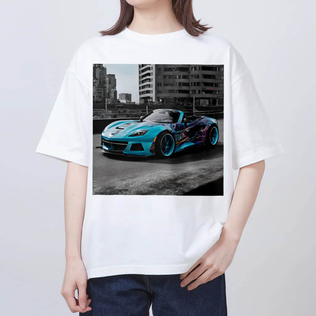 スターキャドウのかっこいい車のグッズ Oversized T-Shirt