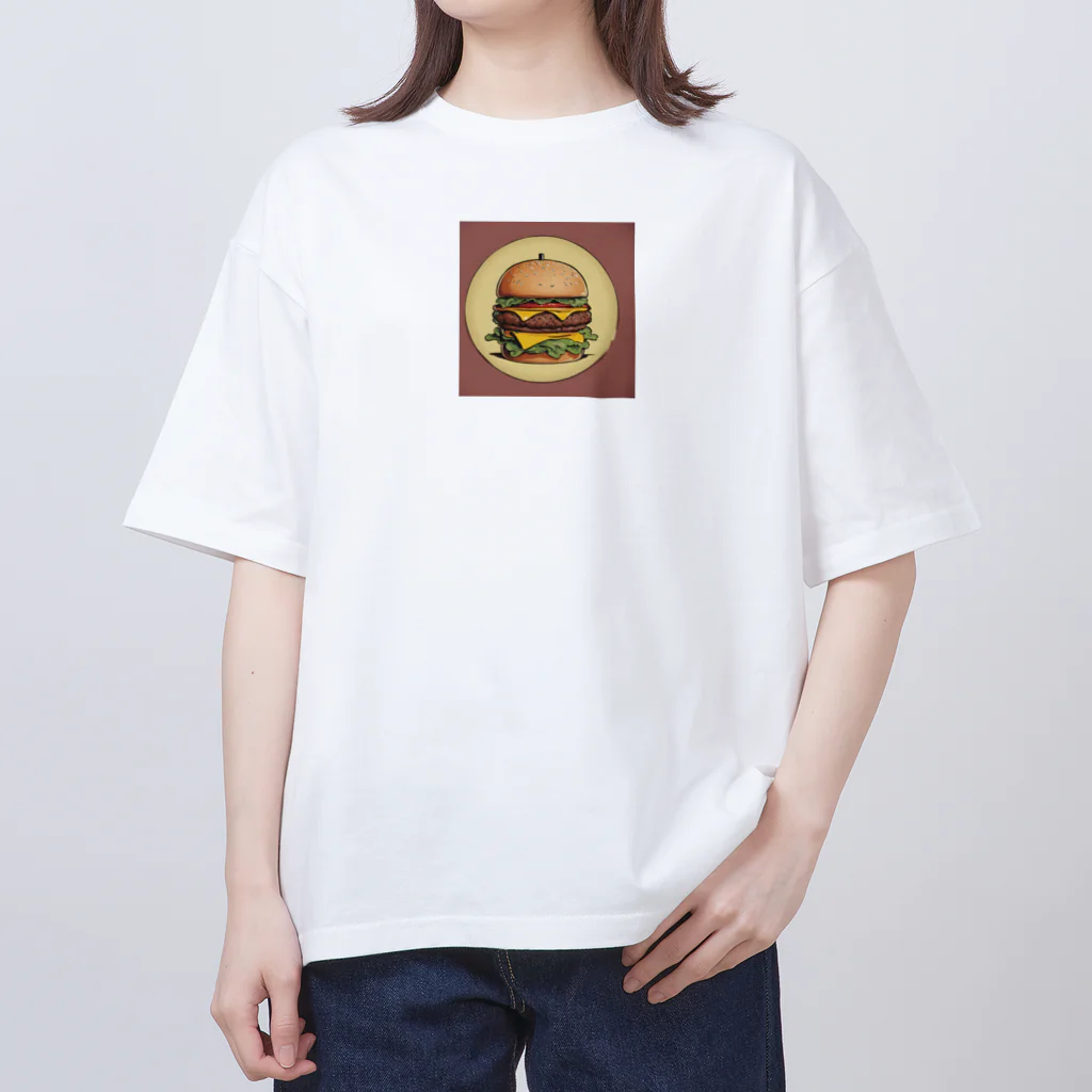 FUJIMON shopのバーガーバーガー オーバーサイズTシャツ