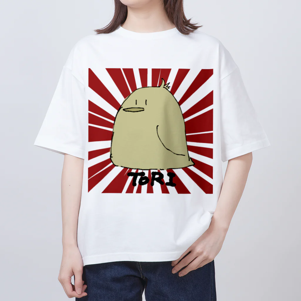 yakumo_penguinのTORI オーバーサイズTシャツ