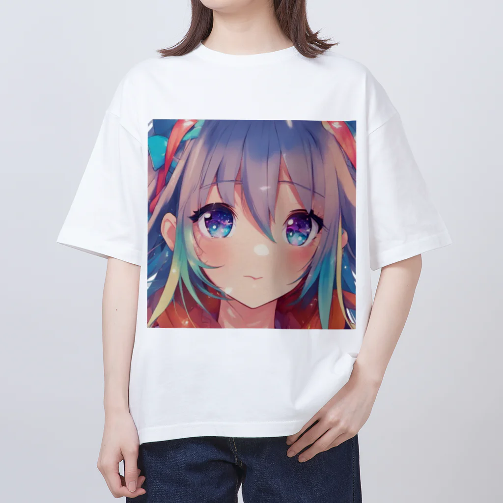 samefudeのAI美少女コレクション オーバーサイズTシャツ