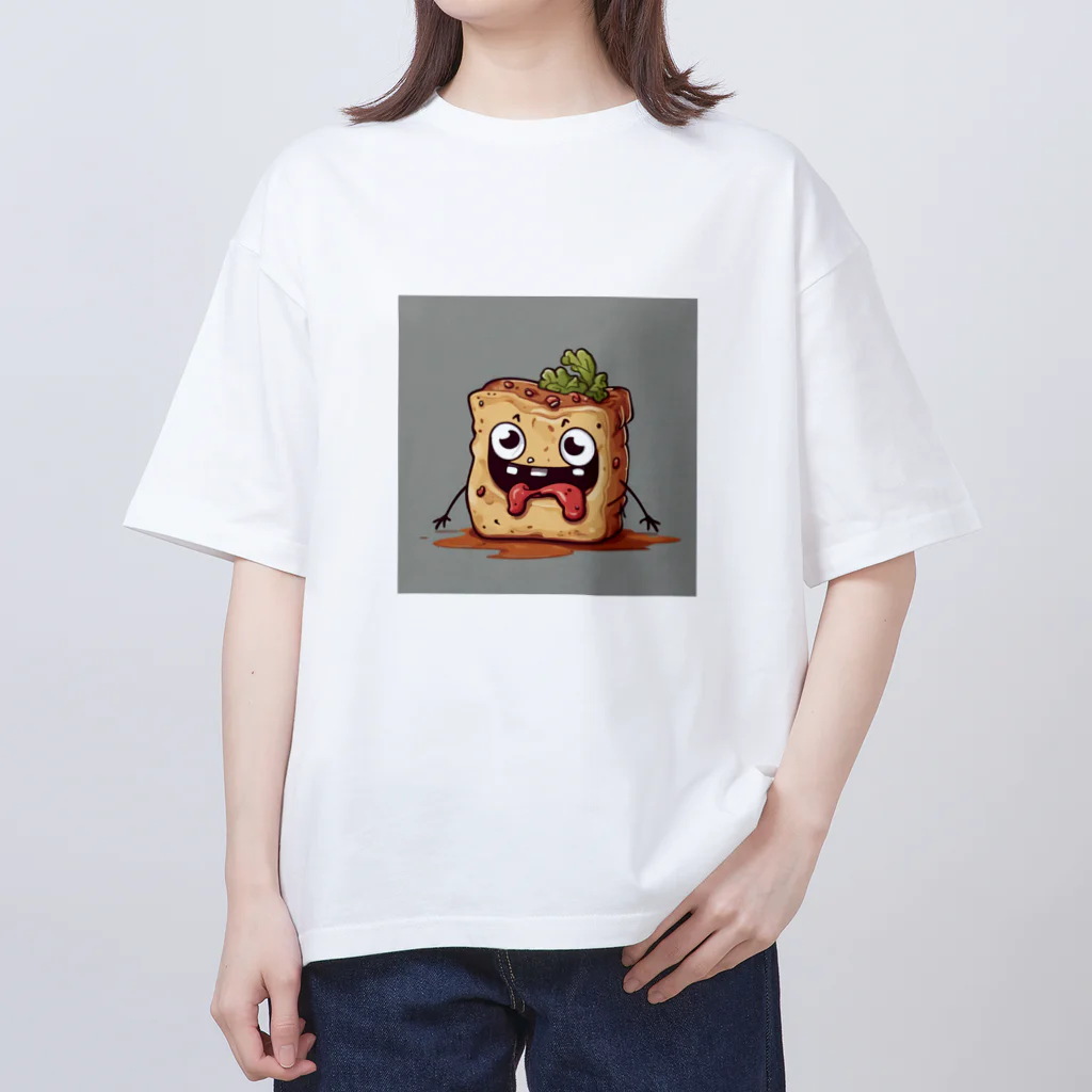 腐食物くんの腐食物くん オーバーサイズTシャツ