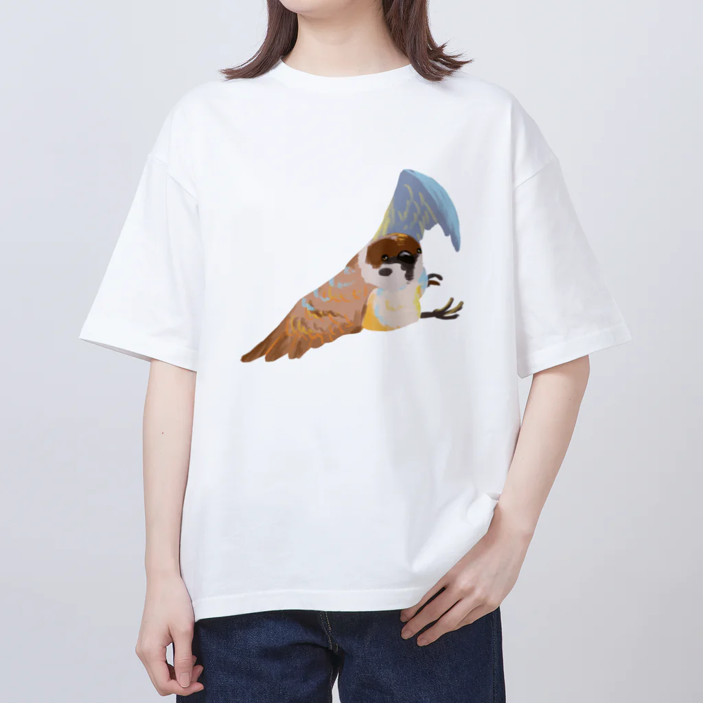 りこりすのvividスズメ Oversized T-Shirt