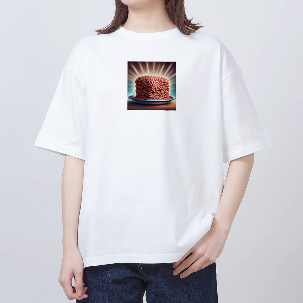 antakaのひき肉 Oversized T-Shirt