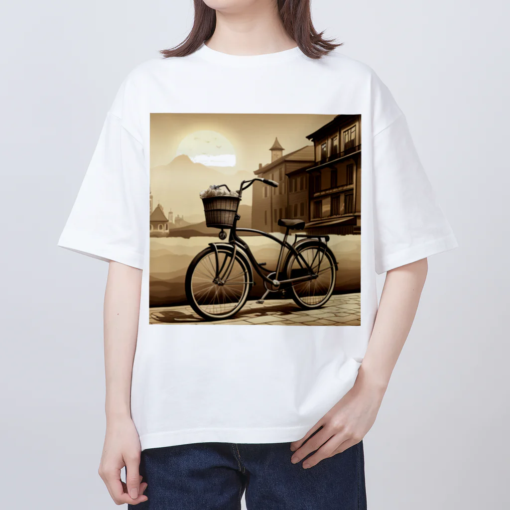 yusuke-kのレトロな自転車 Oversized T-Shirt