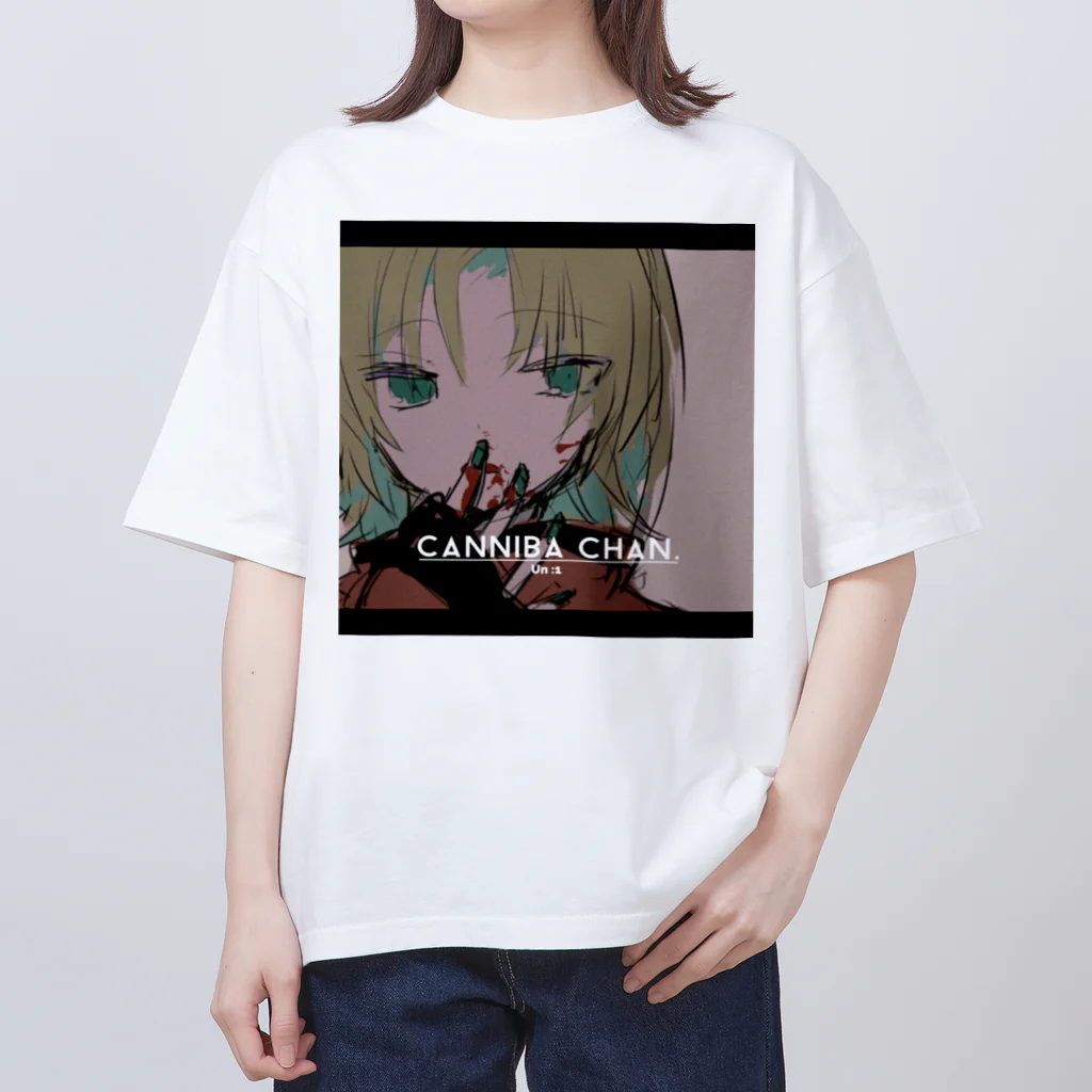 ｳﾉﾒﾉｳのかにばちゃん ふたりめ オーバーサイズTシャツ