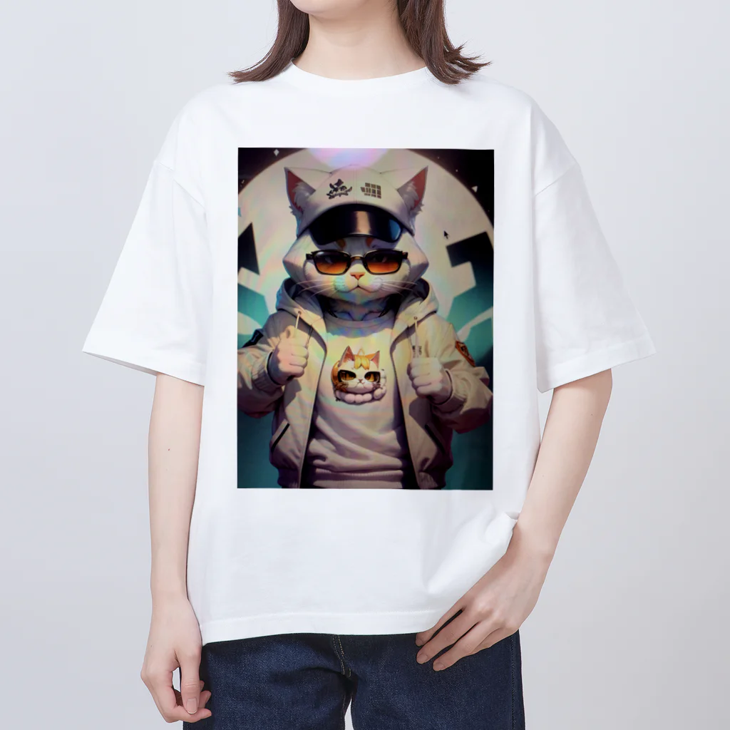 mamichin1122のドラ猫ギャング オーバーサイズTシャツ