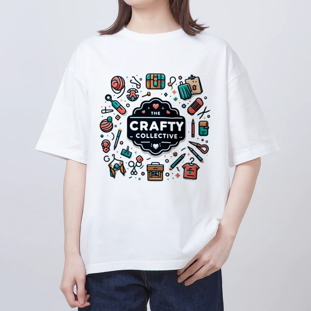 The Crafty CollectiveのThe Crafty Collective のロゴマーク オーバーサイズTシャツ