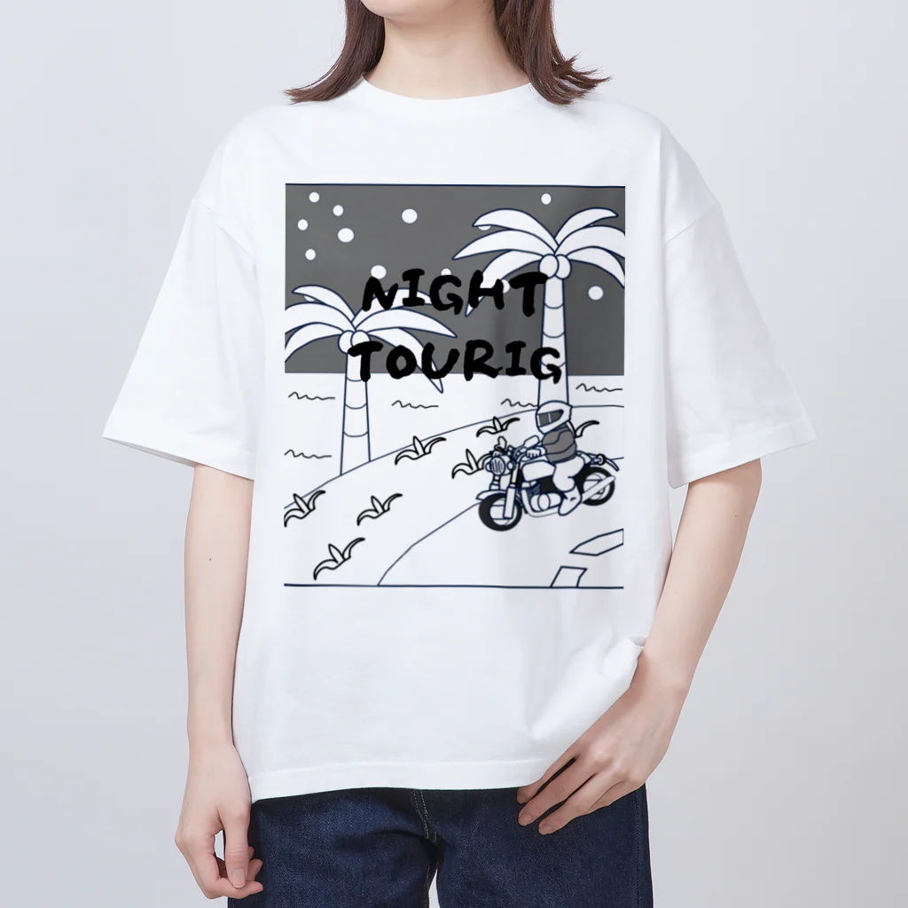 RACUKAの夜のツーリング Oversized T-Shirt