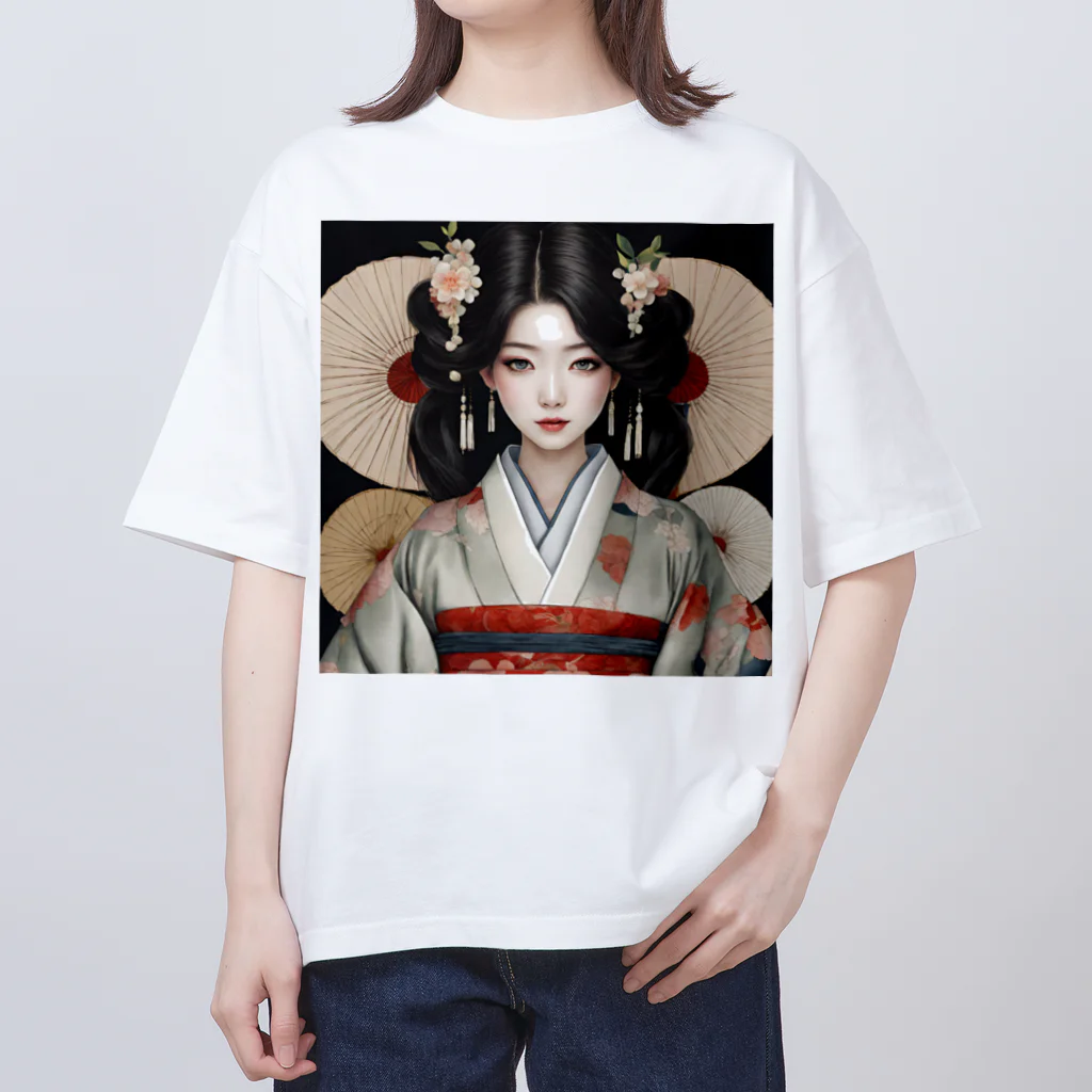 Miyabi❣の着物美女 オーバーサイズTシャツ