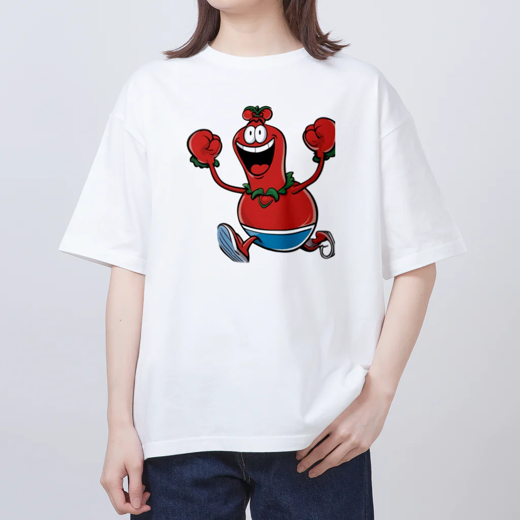 Suzurin’s Creationsのトマトのトミー オーバーサイズTシャツ