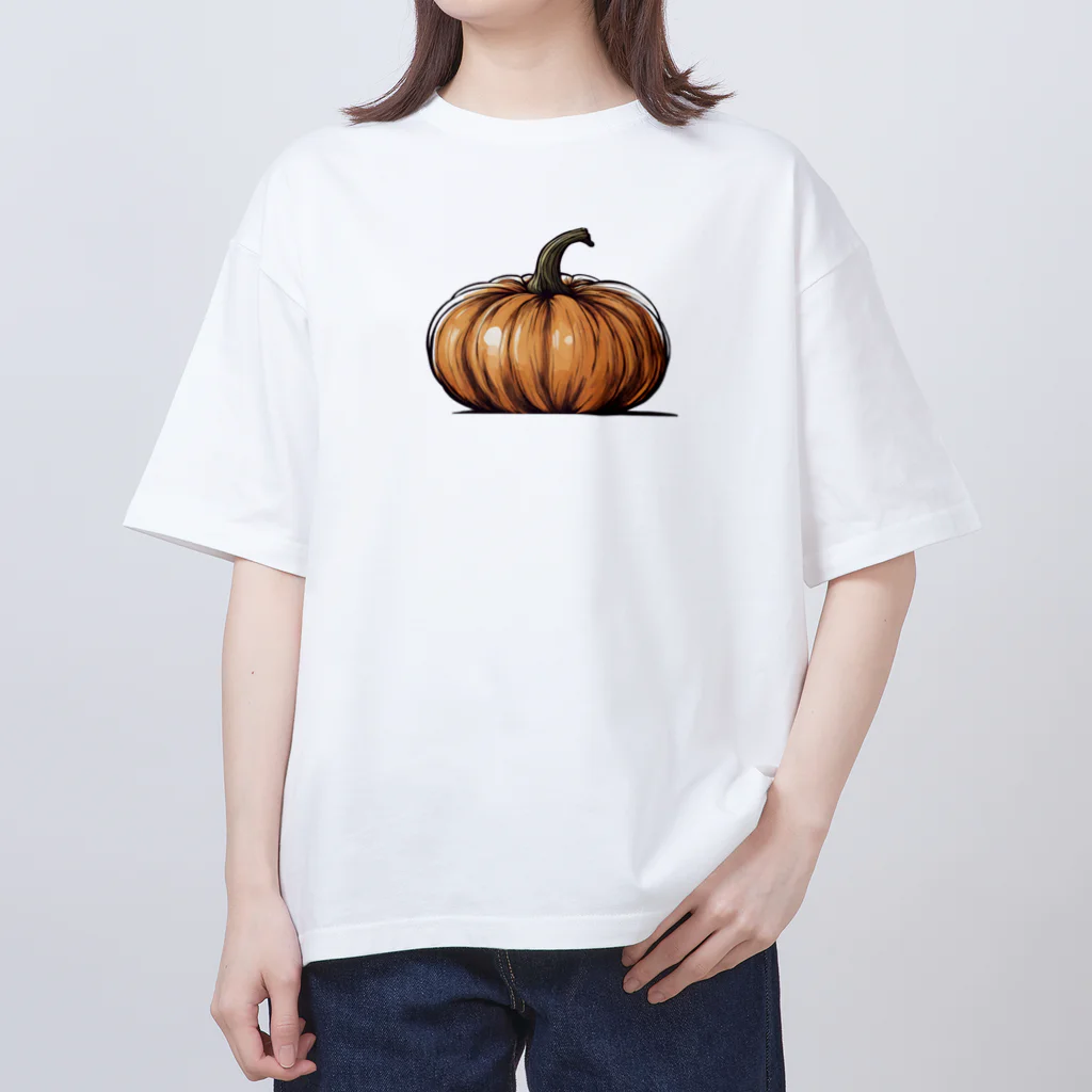 chikopapa1129の南京　カボチャ Oversized T-Shirt