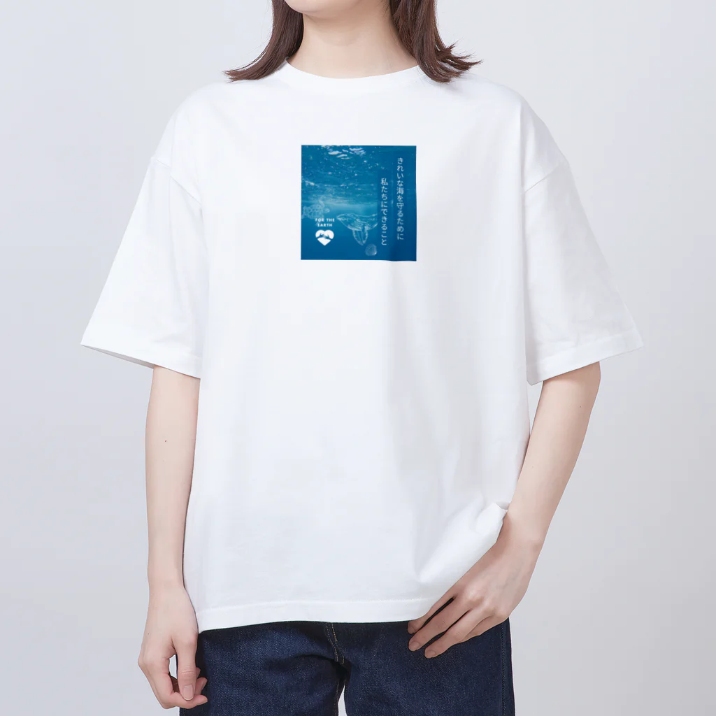 Innovat-Leapの海の環境を守ろう オーバーサイズTシャツ