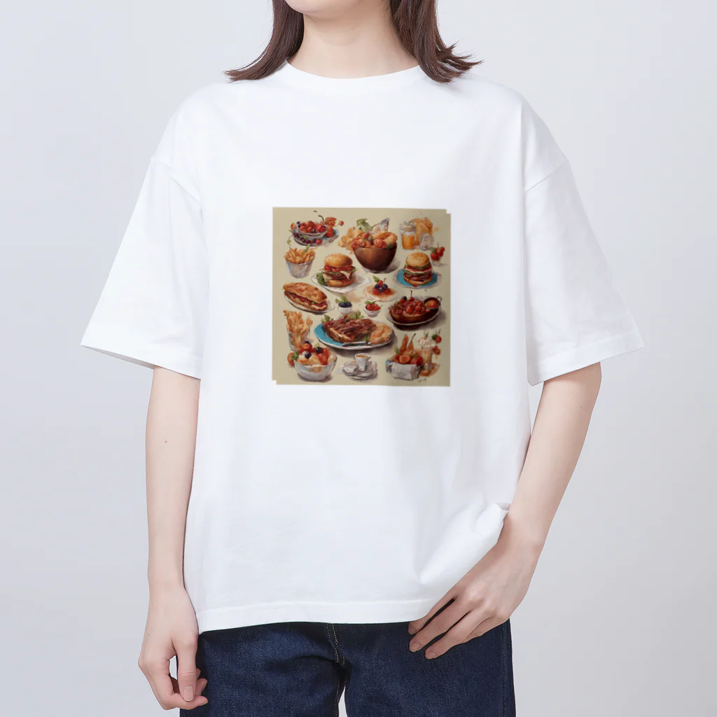 a_chan24の食べたい物 Oversized T-Shirt