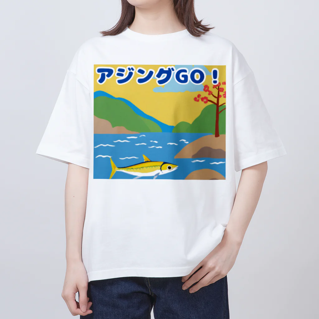 アジンガーのアジングGO! オーバーサイズTシャツ