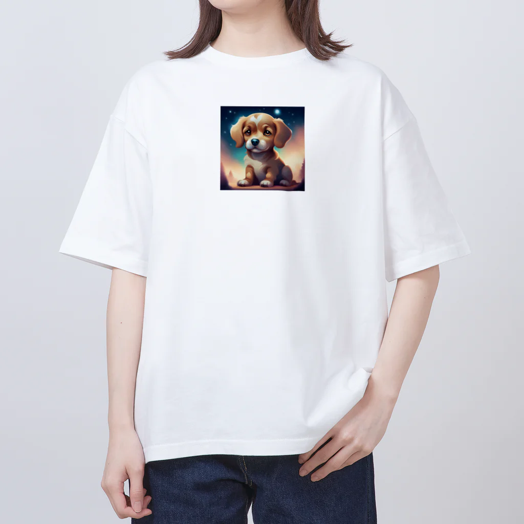 わんにゃんショップの可愛いわんこグッズ オーバーサイズTシャツ