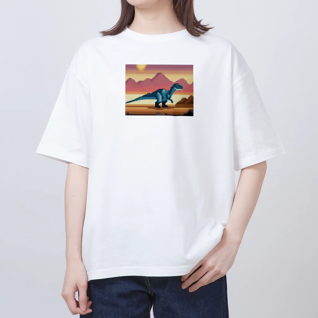 iikyanの恐竜㊺　マジュンガサウルス Oversized T-Shirt