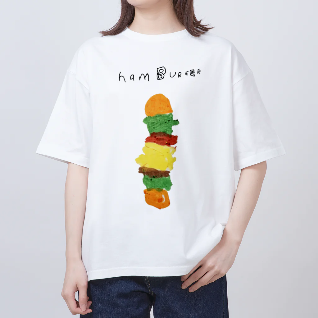 colorful storeのhamburger（文字入り） オーバーサイズTシャツ