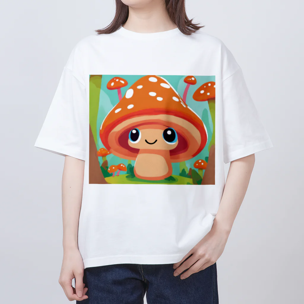 fukuzahのキノコちゃん Oversized T-Shirt