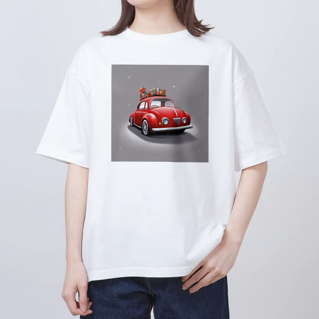 まひる3のあかい車グッツ Oversized T-Shirt