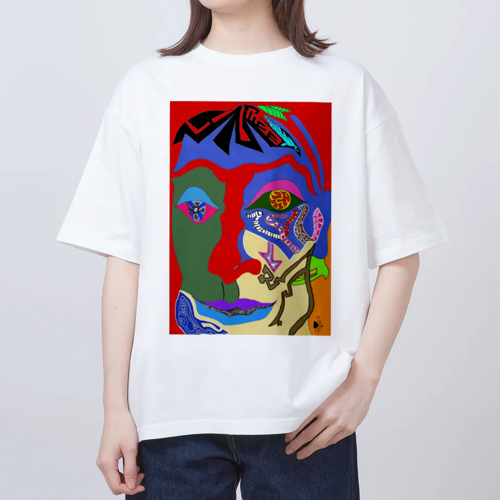 mindartist_darrow_gのHunter(狩人） Oversized T-Shirt