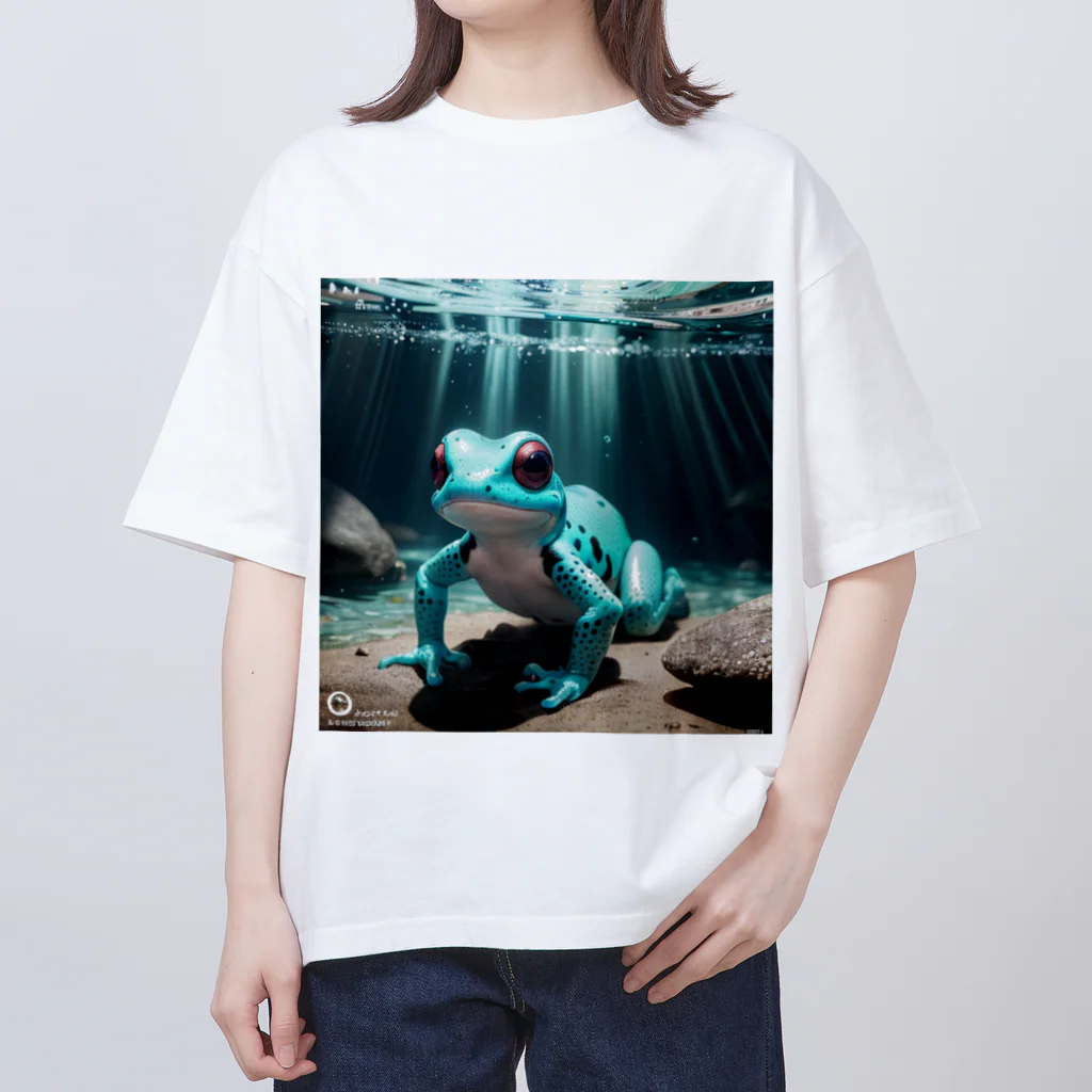 人魚の夢の新種発見ヤドクガエル Oversized T-Shirt