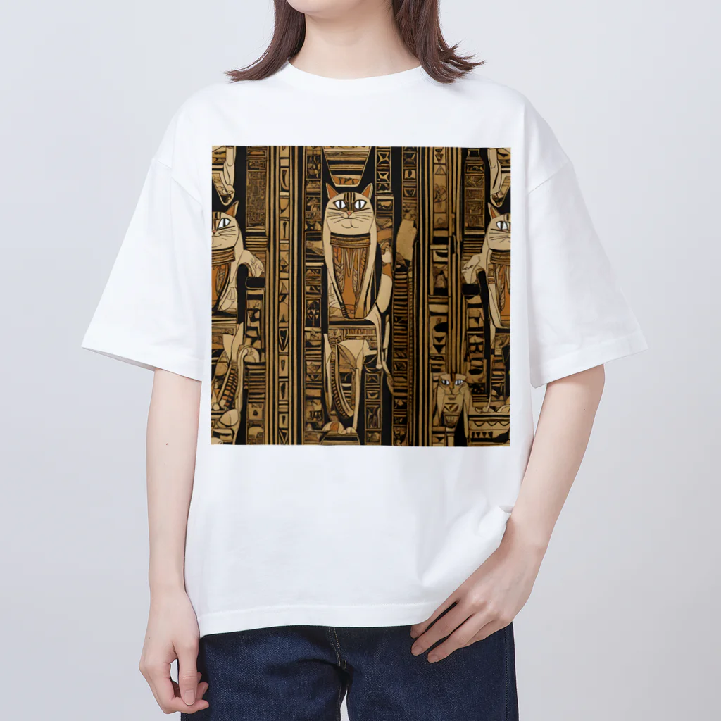 maeken work shopipの猫神官 Oversized T-Shirt