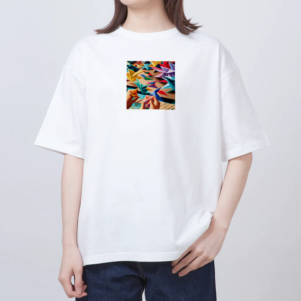 Harvey-Leekの折り紙 Oversized T-Shirt