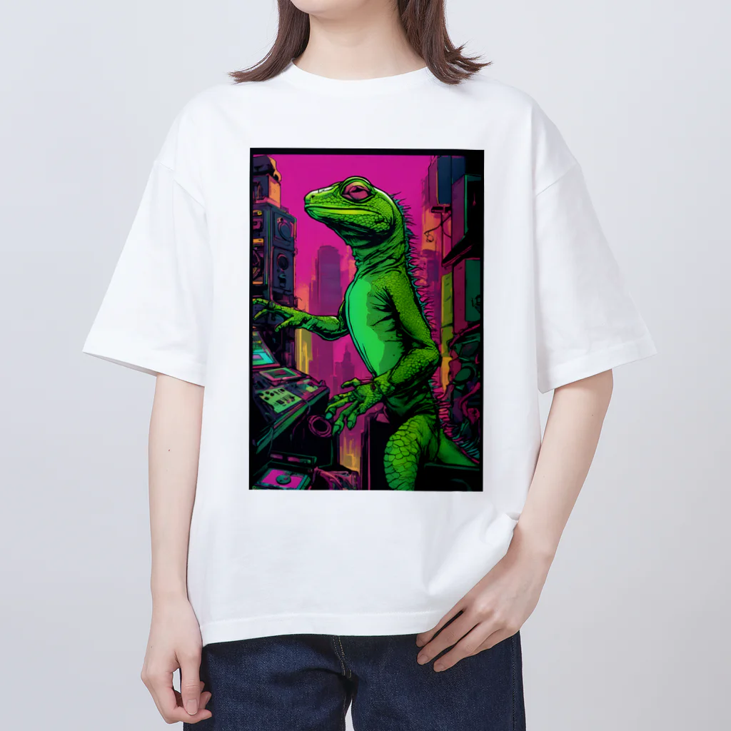 LimeGUMのLimeLizarD　 オーバーサイズTシャツ