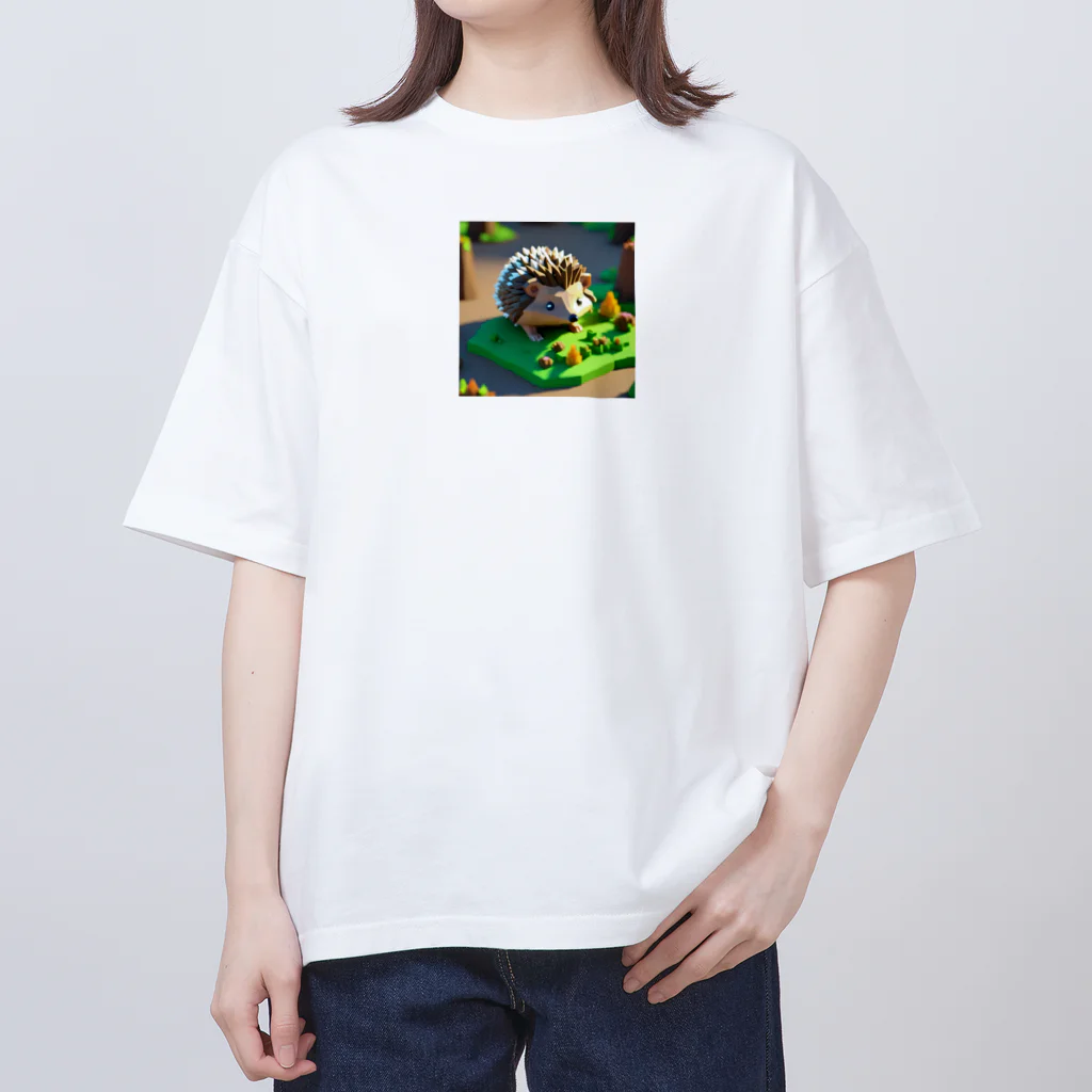 himatoroのマイクラ的なハリネズミ オーバーサイズTシャツ