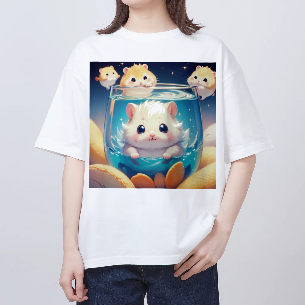 ふるふるアニマルのふるふるハムスター第三弾！ Oversized T-Shirt