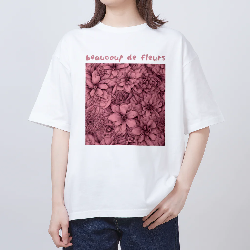 kazu_gのサクラ色の花園 オーバーサイズTシャツ