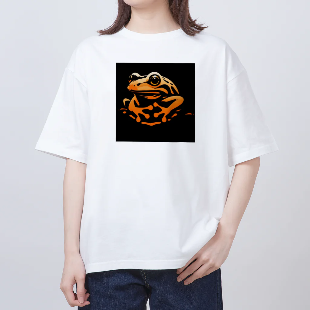 たさきたまいのカエルのロゴ Oversized T-Shirt