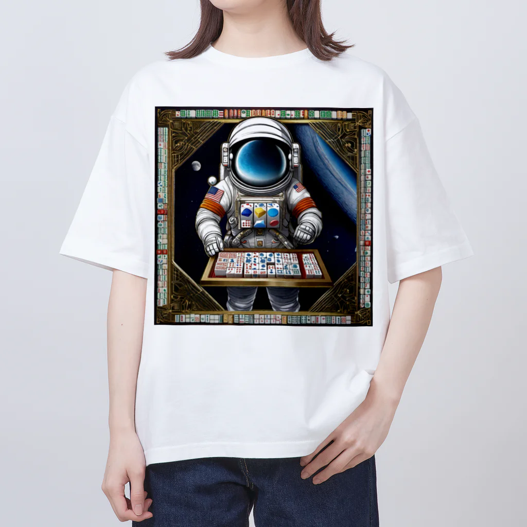 宇宙開発デザイン科の宇宙のギャンブラー オーバーサイズTシャツ