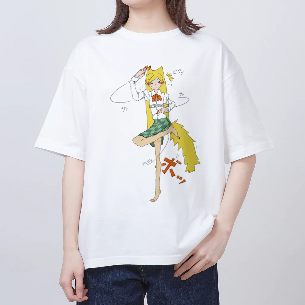 セレブの紳士のビックリキャッツ Oversized T-Shirt