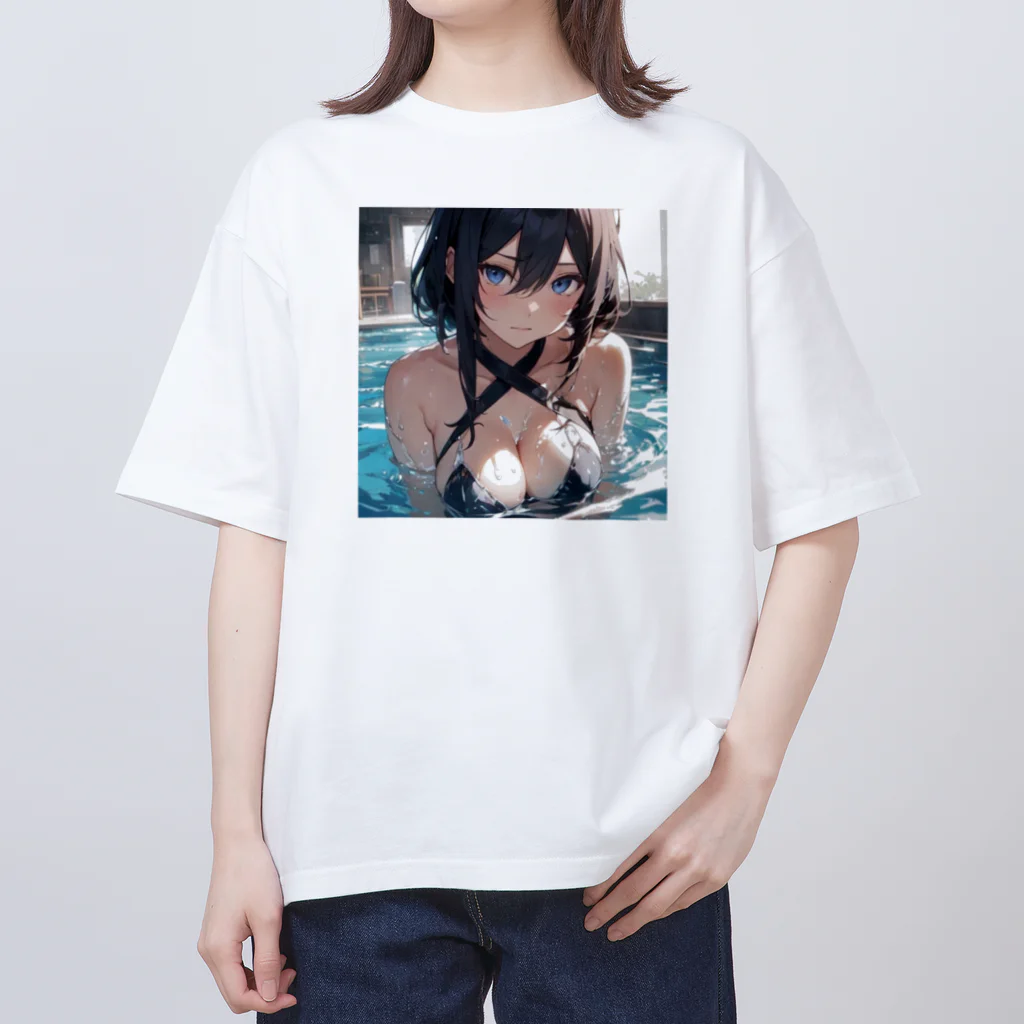 neko_28のセクシー水着のお姉さん1 オーバーサイズTシャツ
