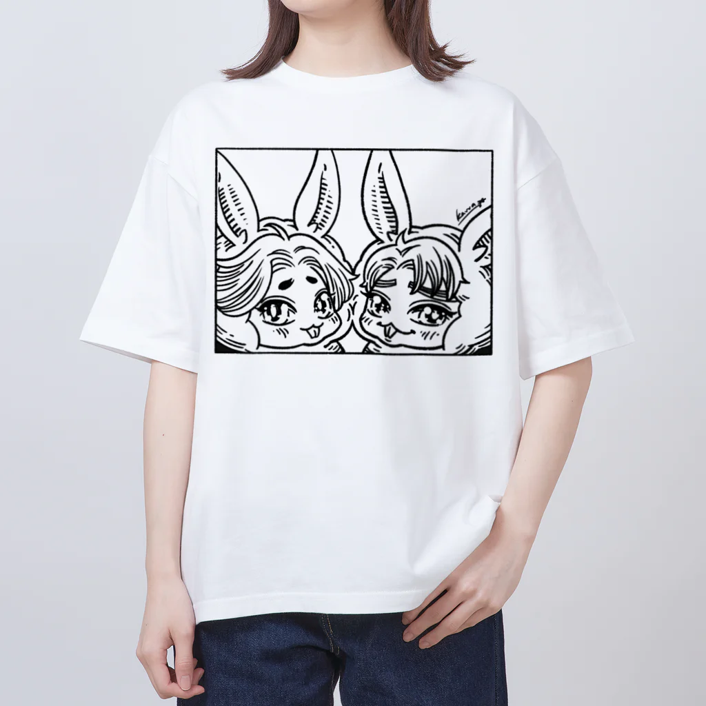 KAZOのうさうさず オーバーサイズTシャツ