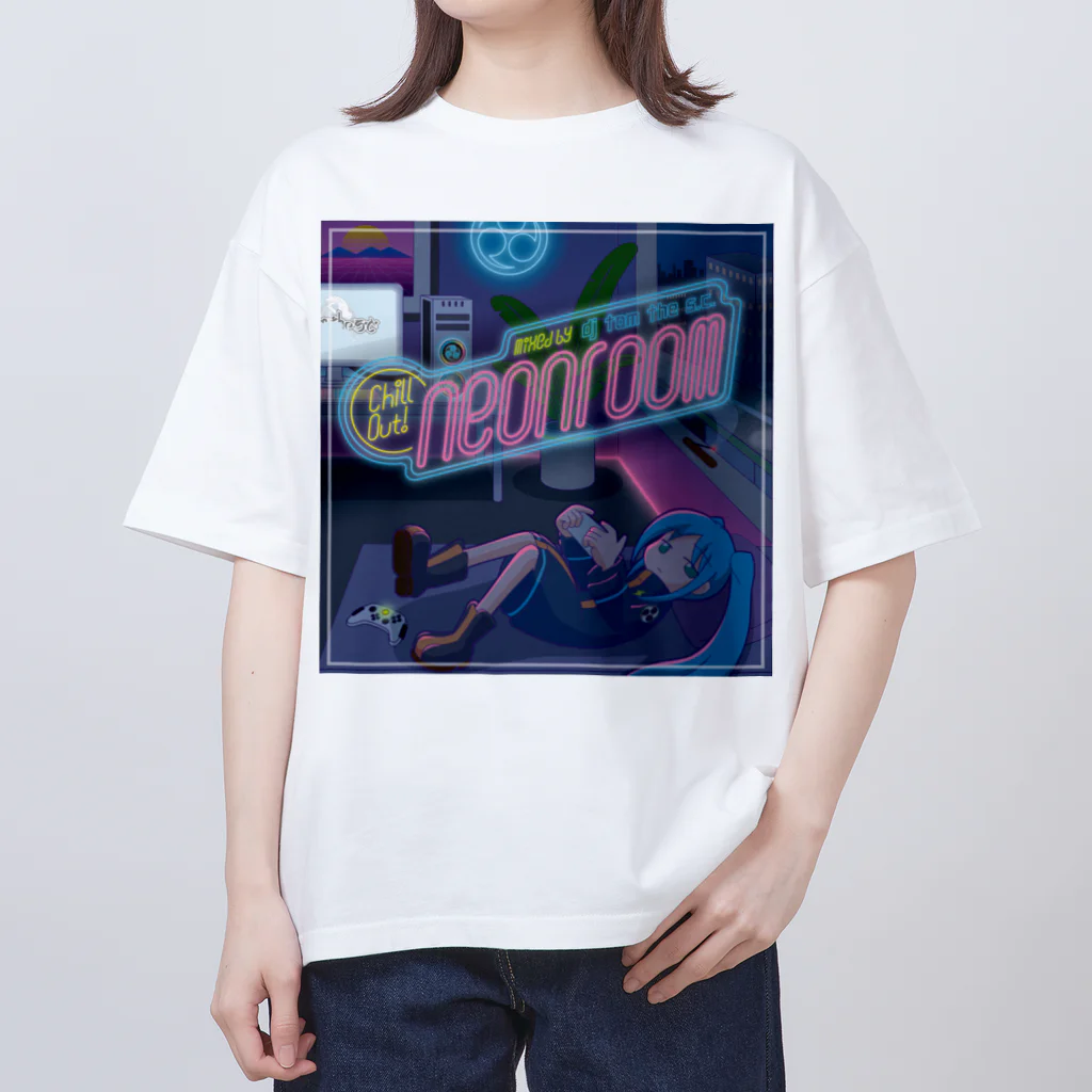 dj tom the s.c. shopの『chillout! neonroom』雷神ちゃんver. オーバーサイズTシャツ