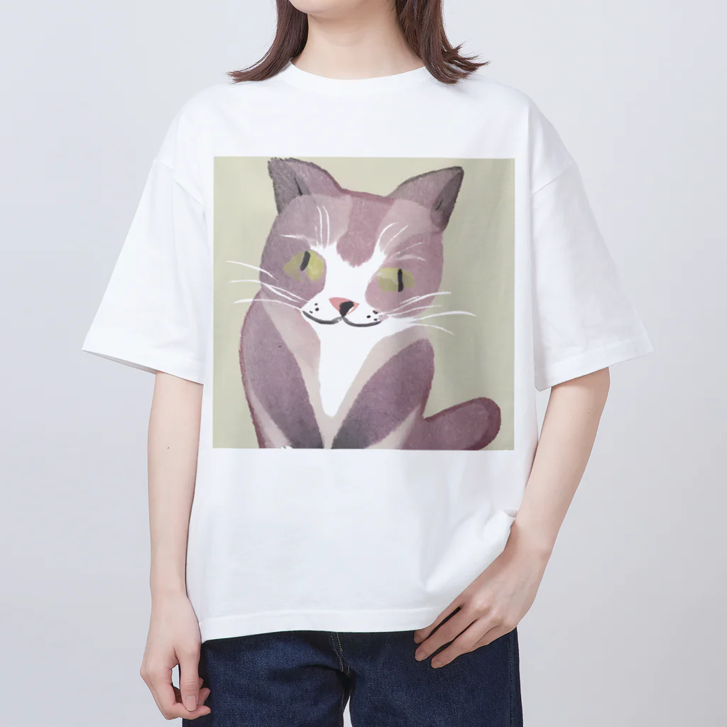 busabusaのかわいい猫 オーバーサイズTシャツ