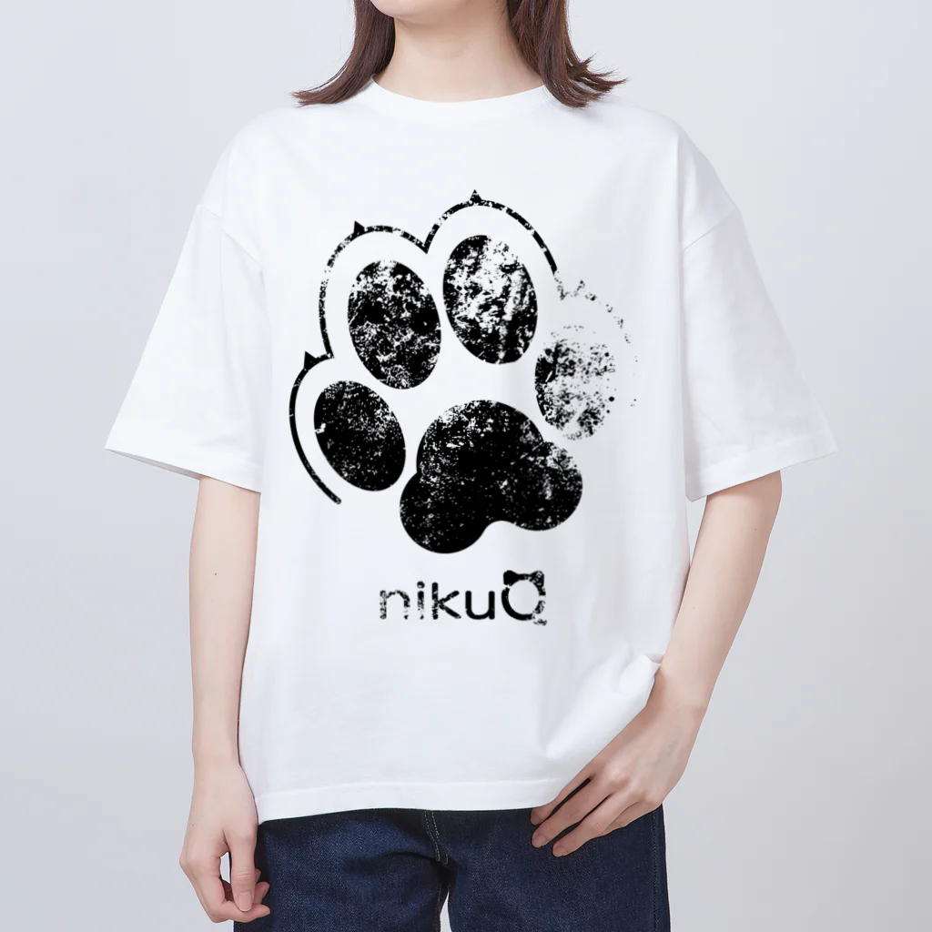 WebArtsの肉球をモチーフにしたオリジナルブランド「nikuQ」（犬タイプ）です Oversized T-Shirt