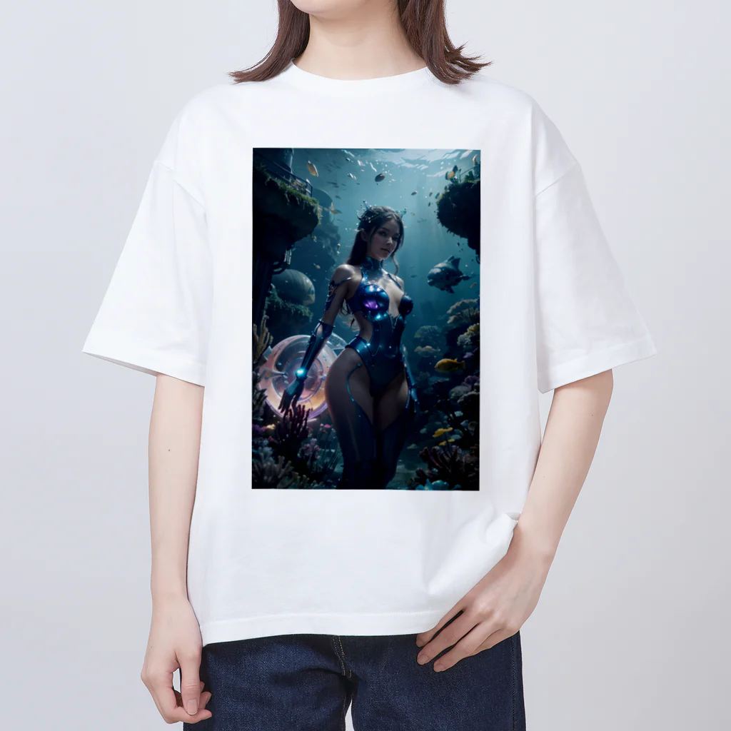 tomityomiのDeepSea オーバーサイズTシャツ