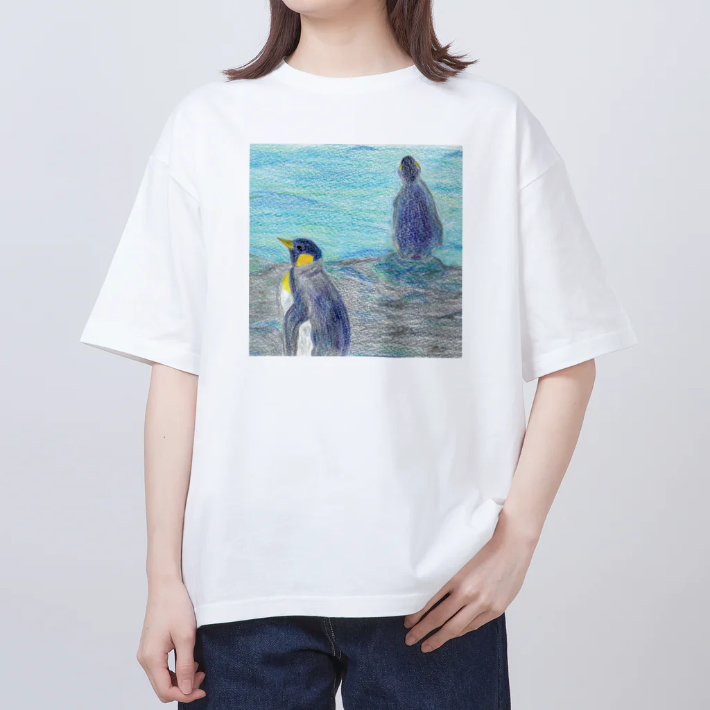 つぎのラピス島ペンギン オーバーサイズTシャツ