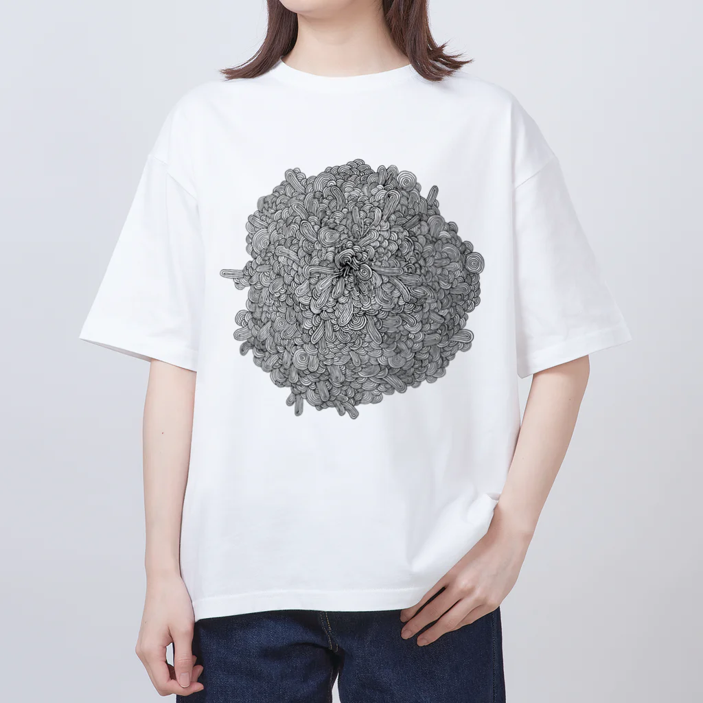 konishi ichiのふくらんでひろがるなみ Oversized T-Shirt