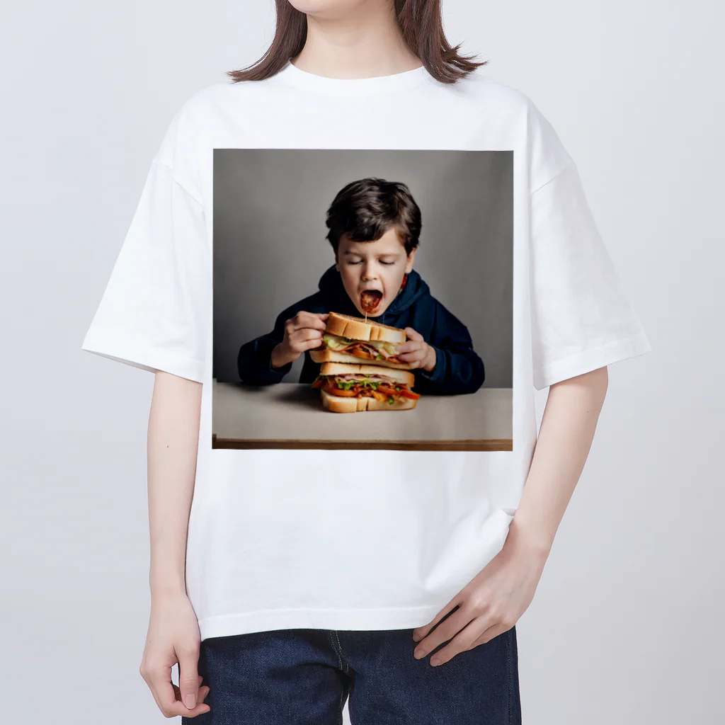 Sun'sのホットサンド少年 Oversized T-Shirt