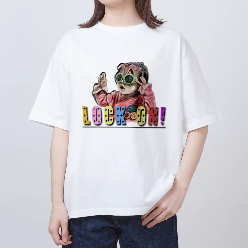 鶴屋商店の【鶴屋商店】LOCK ON！グッズ Oversized T-Shirt