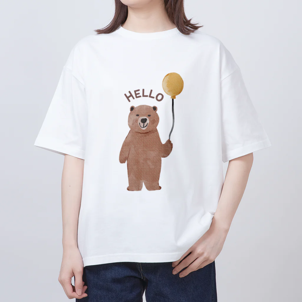 メリアのHello Bear オーバーサイズTシャツ